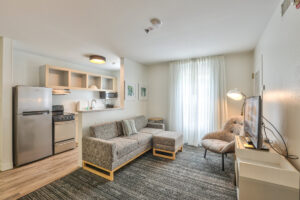 Living Area in Suite