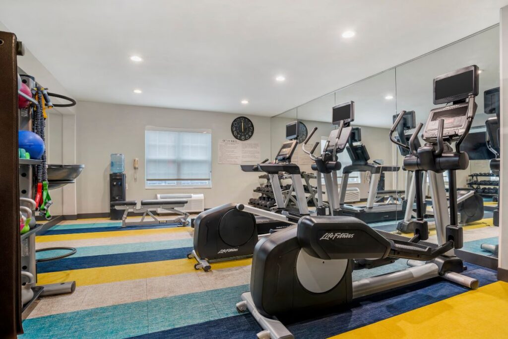 Fitness Center at Alluxsuites